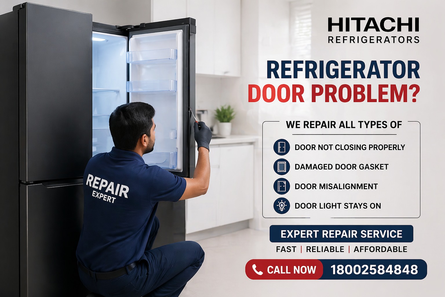 We Provides Fast, Reliable, And Efficient  Hitachi Refrigerator Repair Services Mumbai At Your Home